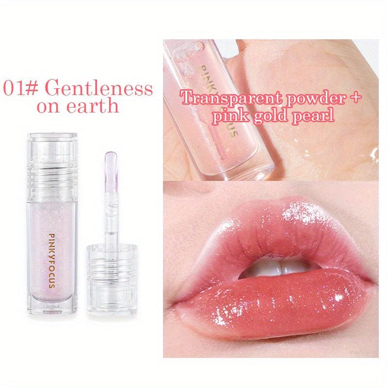 Crystal Jelly Lip Gloss Moisturizing Glitter Lipstick