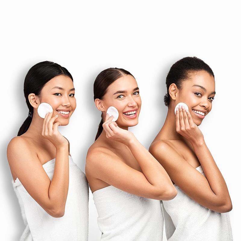 400 Natural Makeup Remover & Facial Cleansing Round Pads
