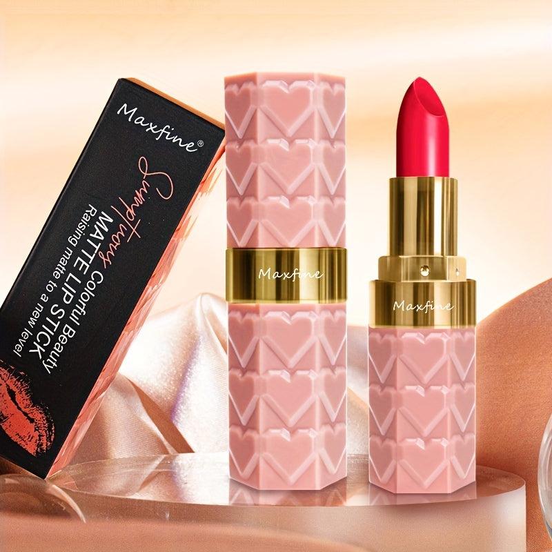 Matte Lipstick Waterproof Long Lasting Anti-Smudge Velvet Lipstick