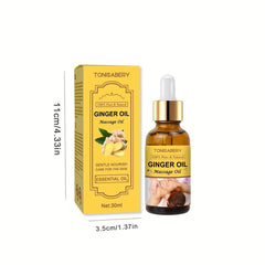 30ml Ginger Massage Body Oil Warm Sore Muscle Aromatic