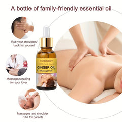 30ml Ginger Massage Body Oil Warm Sore Muscle Aromatic