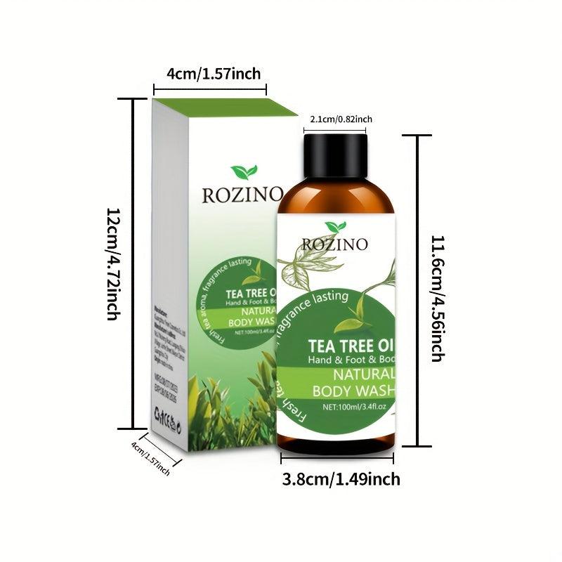 100ml Tea Tree Bath Gel Shower Gel Pure And Skin Fragrance Bath Foam