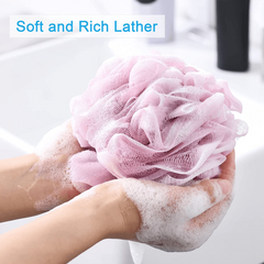 Large Bath Flower Bubble Ball for Rich Bubble Bath