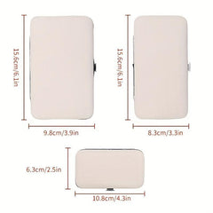 7-In-1 Professional Pedicure Kit with Leather Case