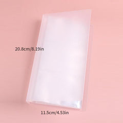 Grid Nail Stickers Storage Book Slider Collection Display Shelf Decal