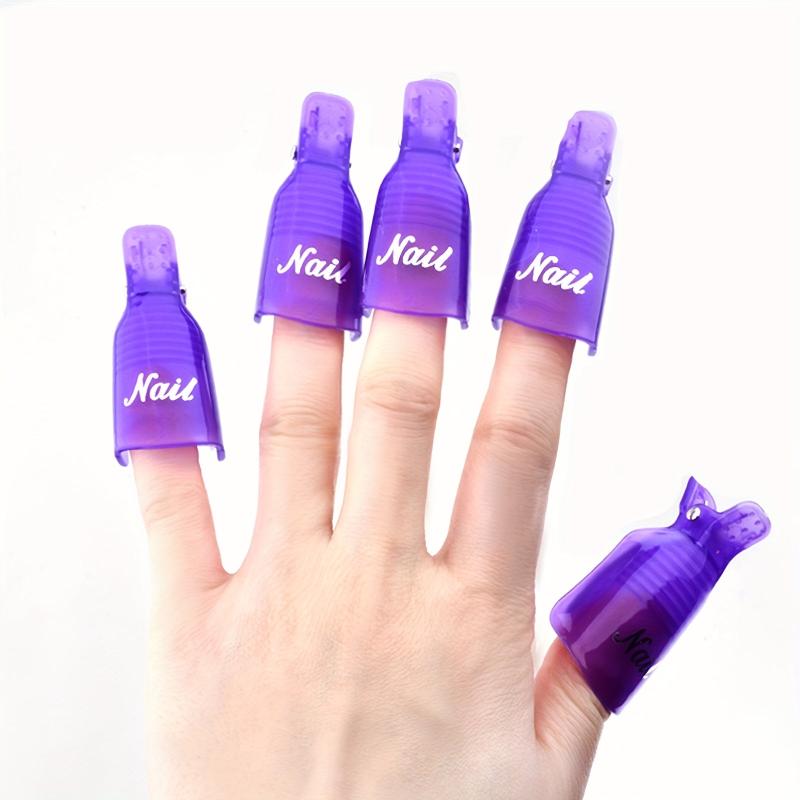 10 Pcs Nail Remover Polish Soak Off Nail Gel Polish Remover