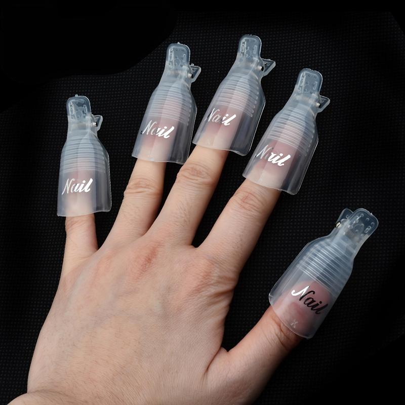 10 Pcs Nail Remover Polish Soak Off Nail Gel Polish Remover