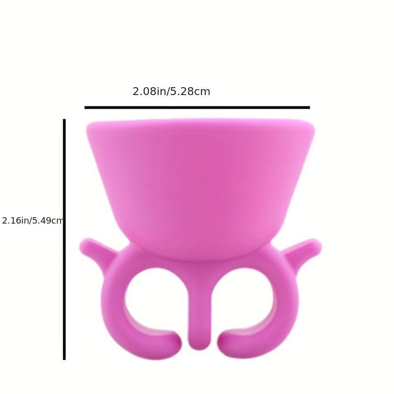 Stylish Nail Polish Holder Ring for Manicures and Pedicures