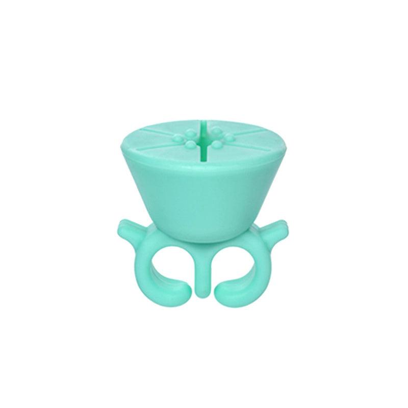 Stylish Nail Polish Holder Ring for Manicures and Pedicures