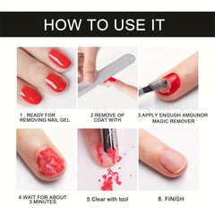 Magic Soak Off Quick Nail Polish Remover