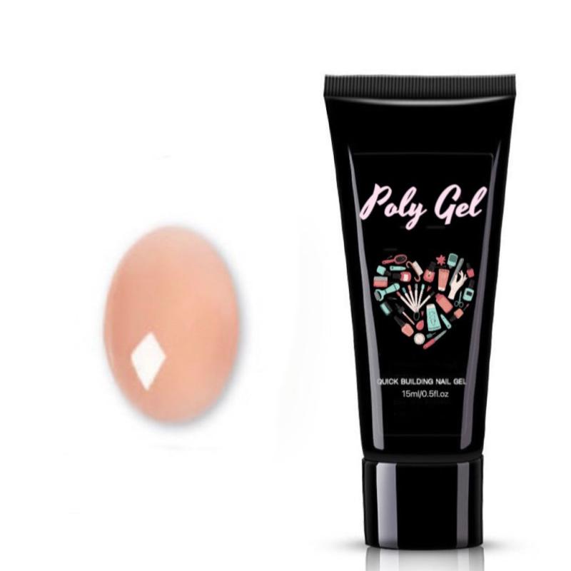 Glitter Poly Nail Gel Set Extension Kit 15ml