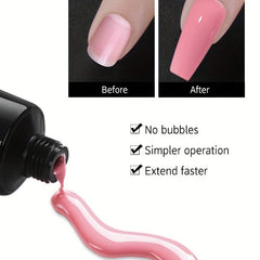 Glitter Poly Nail Gel Set Extension Kit 15ml
