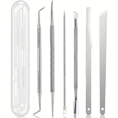 Ingrown Toenail Pedicure Tool Kit 6 Pcs Stainless Steel Nail Care for Seniors