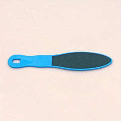 Double-Sided Pedicure Foot File Cuticle File Scrubber with Plastic Handle