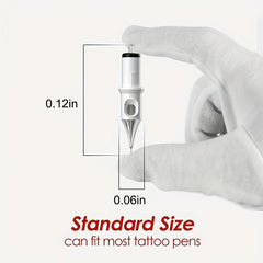 20pcs Tattoo Cartridge Needles Disposable Round Liner For Artists Beginners