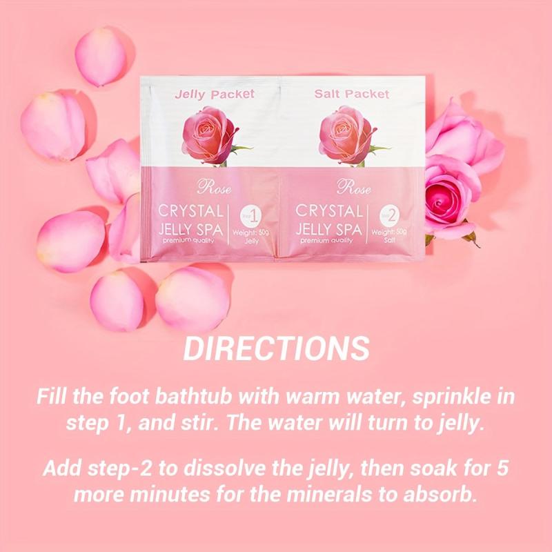 Moisturizing Lavender Rose Foot Soak Jelly Soap