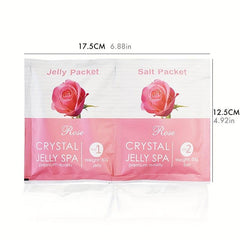 Moisturizing Lavender Rose Foot Soak Jelly Soap
