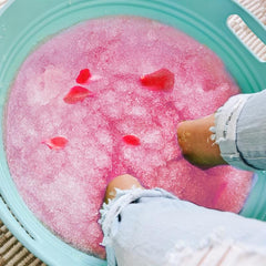 Moisturizing Lavender Rose Foot Soak Jelly Soap