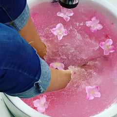Moisturizing Lavender Rose Foot Soak Jelly Soap