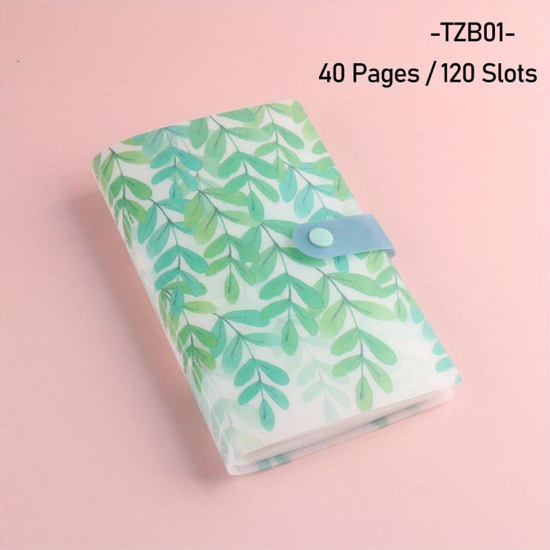 120 Slots Nail Art Sticker Storage Book Plastic Nail Art Tools Display