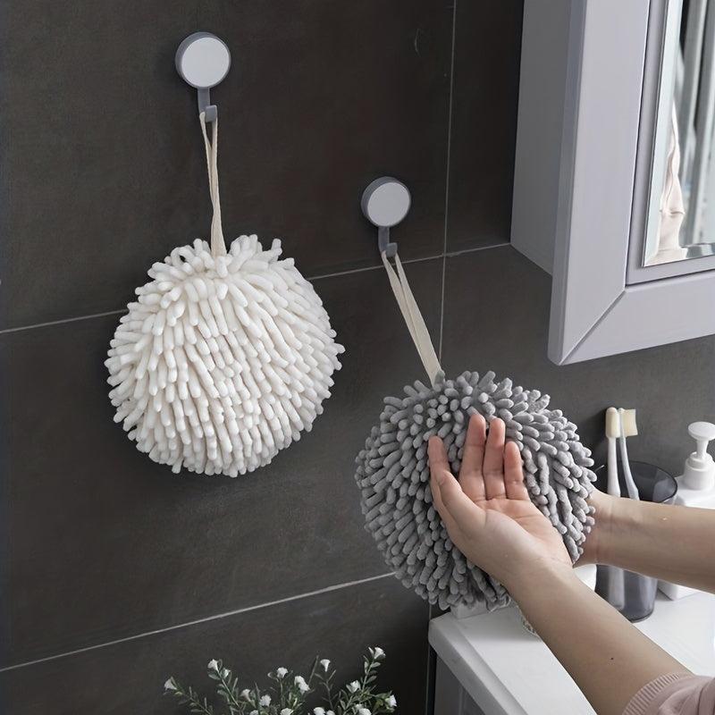 Chenille Hand Towels Soft Absorbent Quick Dry with Loop