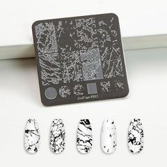 Nail Stamping Plates Leopard Snake Abstract Image Stamp Template