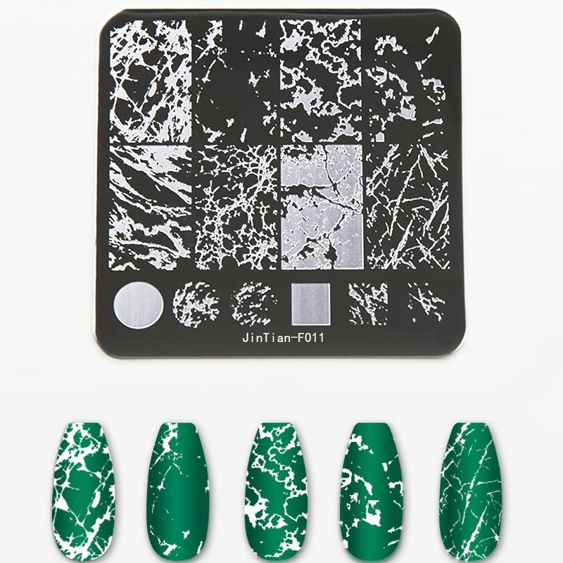 Nail Stamping Plates Leopard Snake Abstract Image Stamp Template