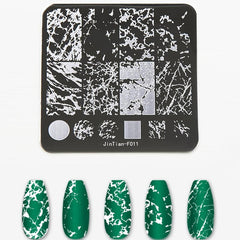 Nail Stamping Plates Leopard Snake Abstract Image Stamp Template