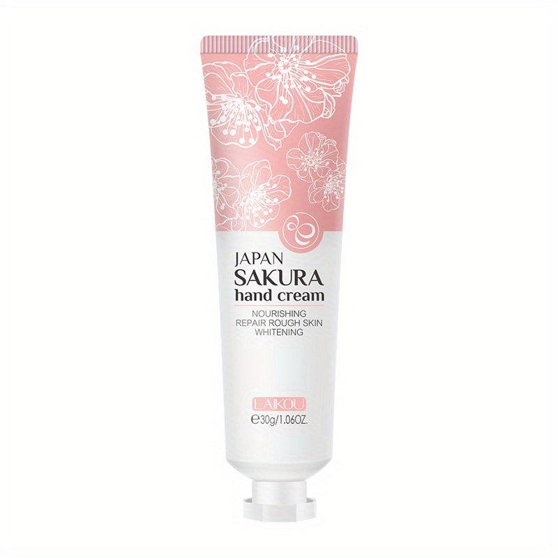 Japan Sakura Hand Cream Moisturizing Hand Lotion Soothes Dry Hands