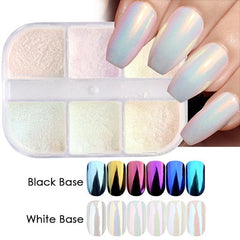 Aurora Shell Nail Powder for DIY Nail Art