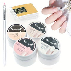 Nail Gel Kit with Forms & Extension Gel Set
