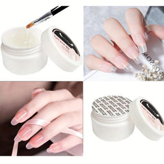 Nail Gel Kit with Forms & Extension Gel Set