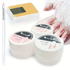 Nail Gel Kit with Forms & Extension Gel Set