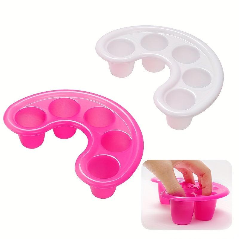 2 Pcs Nail Art Soak Bowl Acrylic Gel Nails Soaking Tray
