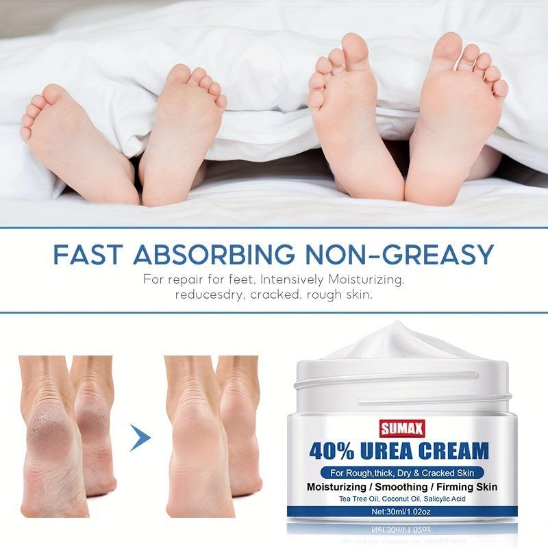Miracle Foot Cream Repair Dry Cracked Feet Urea 40 & Salicylic Acid 2