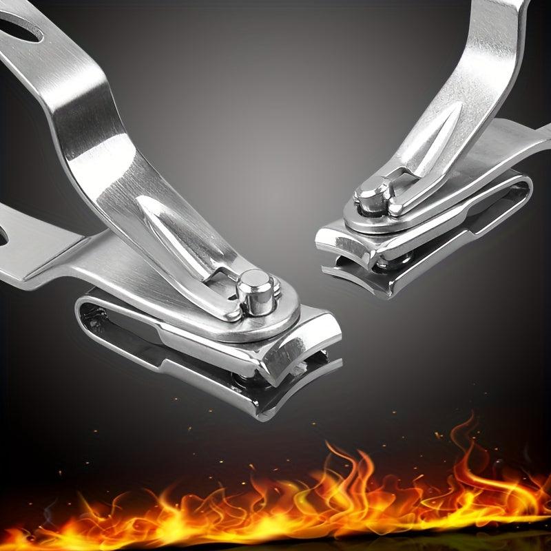 Stainless Steel Nail Clippers 360 Degree Rotating for Men and Women