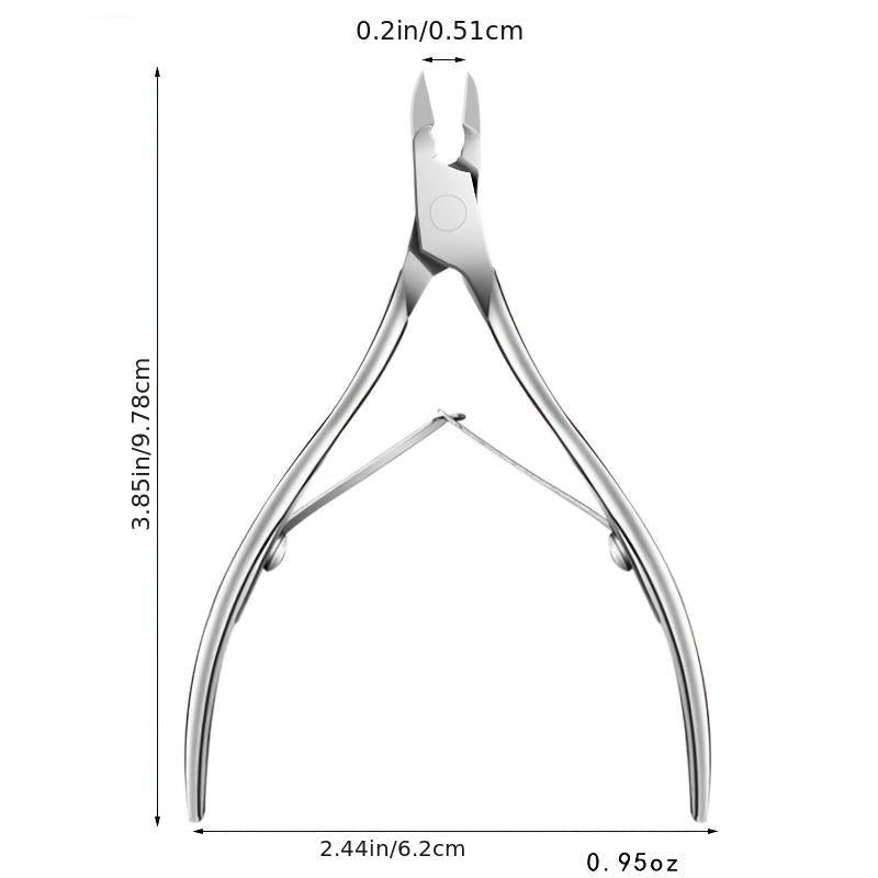 Stainless Steel Cuticle Nail Nipper Manicure Plier Cutter Feet Care