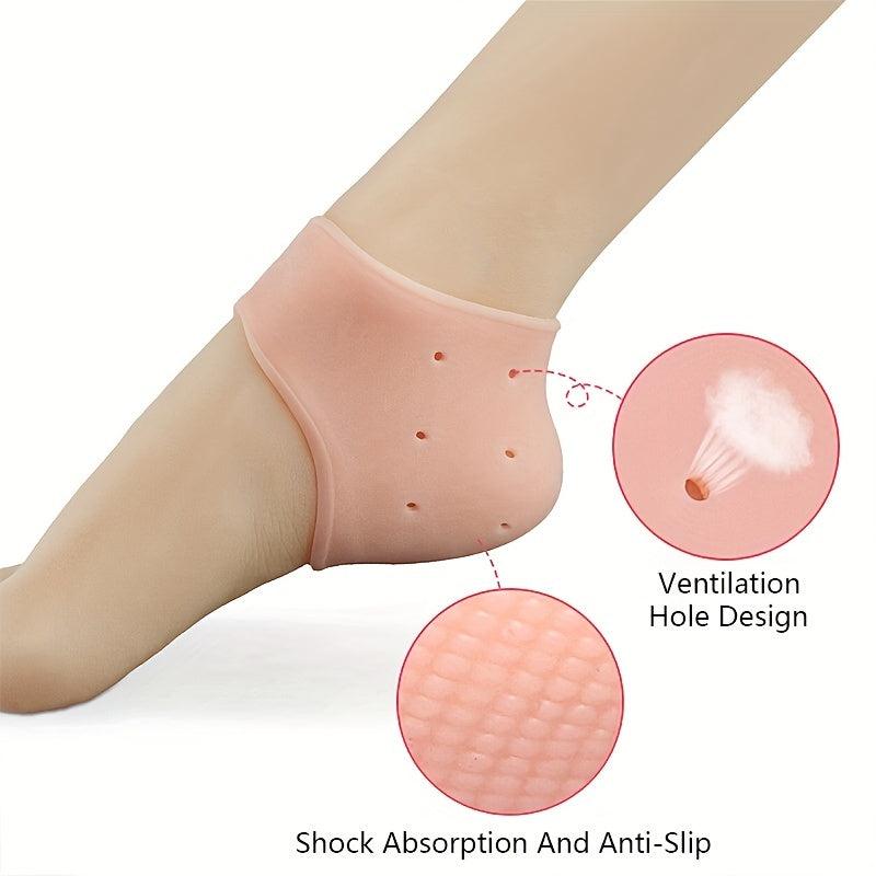 Silicon Heel Pads Thickened Anti-slip Heel Socks Cover