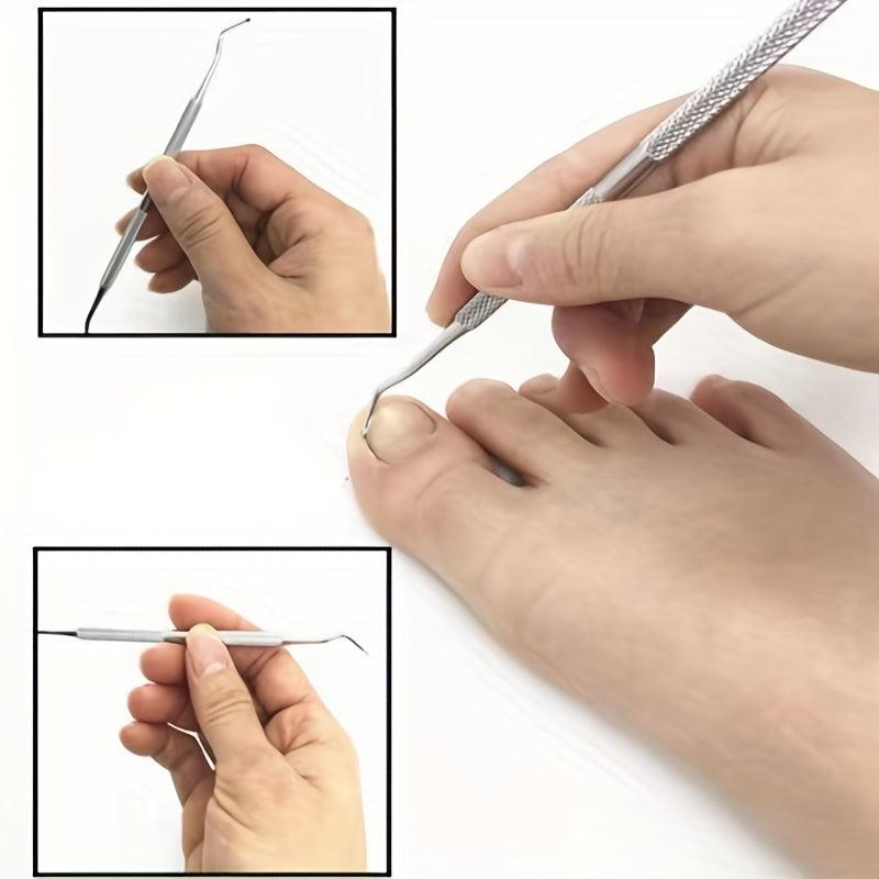 Ingrown Toe Nail Correction Tool - Paronychia Removal Tool - Pedicure Accessory