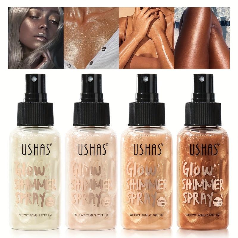 Glitter Spray for Skin, Hair & Body Quick Dry Waterproof