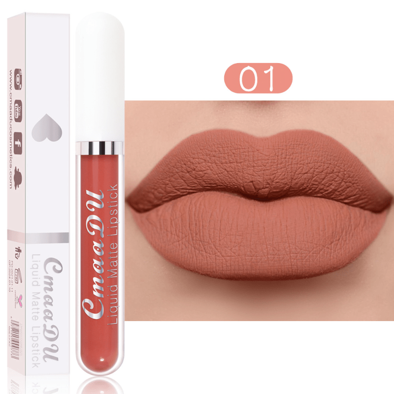 Long Lasting Matte Lipstick in 18 Shades Waterproof