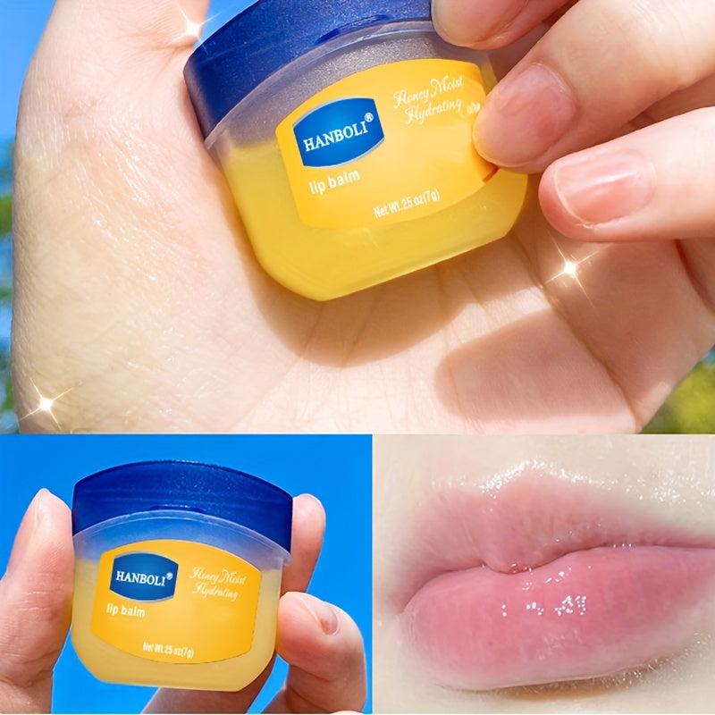 Hydrating Lip Balm Set: Honey Chamomile Rose & Vitamin E Lip Balm