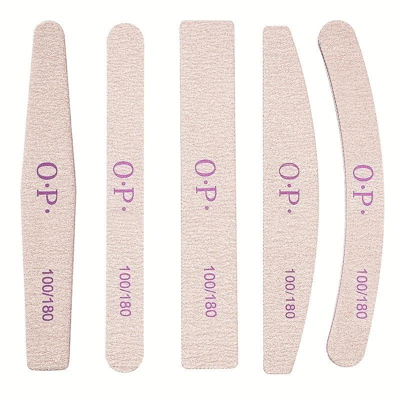 Nail File Set for Poly Nail Extension Acrylic Nails Manicure Pedicure