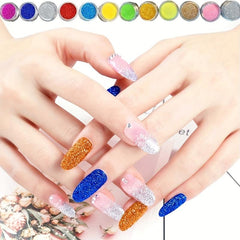 Acrylic Nail Kit for Beginners with Glitter Powder
