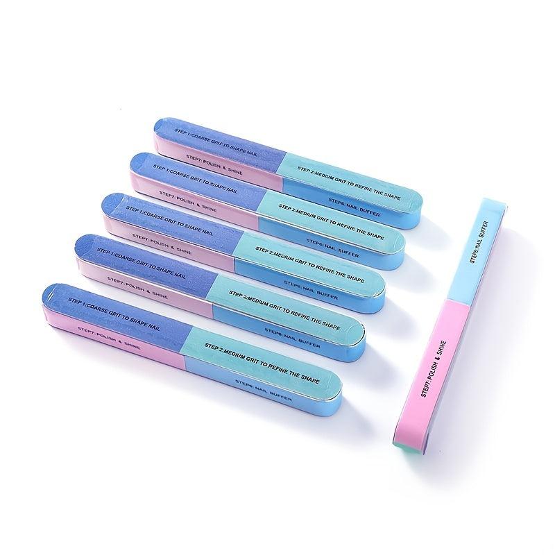 1 Pcs Nail Files Buffer Shiner Six Sided Polishing File Nail Tool Polisher