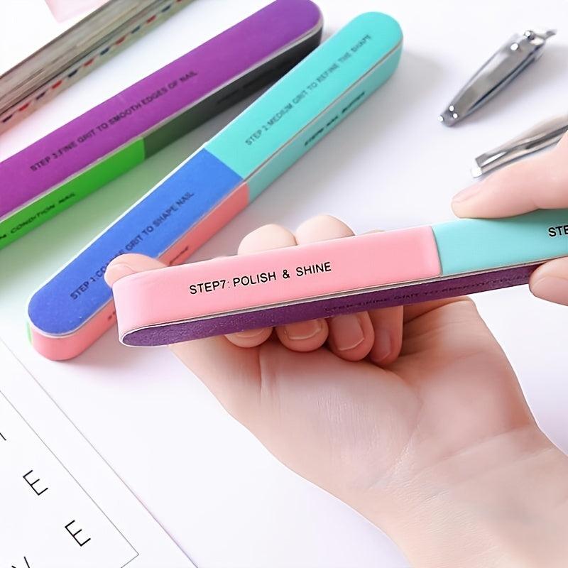 1 Pcs Nail Files Buffer Shiner Six Sided Polishing File Nail Tool Polisher