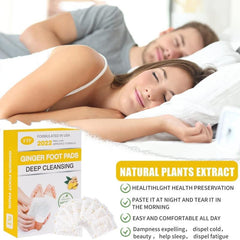 Organic Herbal Ginger Foot Pads Deep Cleansing