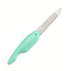 Stainless Steel Folding Nail File Double Sided Professional Tool