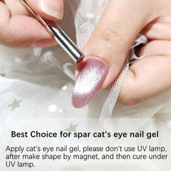 3D Magnetic Nail Art Kit with Flower Dotting Pens & Magnet Stick