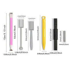 3D Magnetic Nail Art Kit with Flower Dotting Pens & Magnet Stick